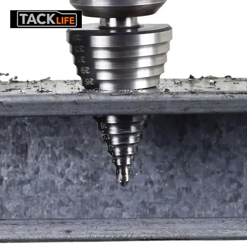 

High Speed Steel Silver Countersink Sheet Hex Titanium Step Drill Multiple Hole Cutter Practical Household Gadget