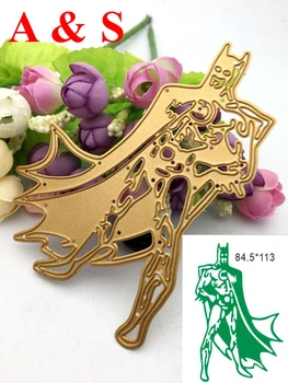 

Q57 Metal cutting dies batman and Robin movie hero Scrapbook card album paper craft home decoration embossing stencil cutter