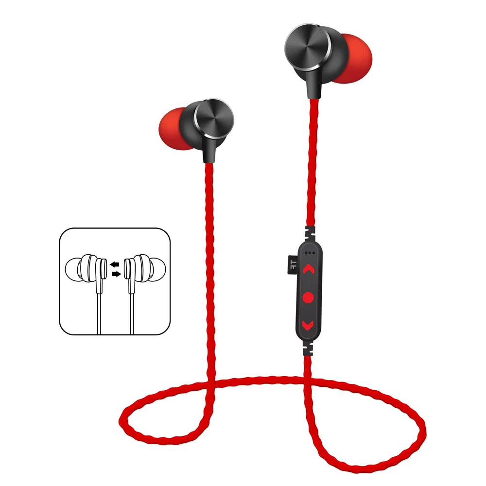 MPLSBO TF разъем карты MP3 Bluetooth наушники Беспроводной стерео музыка спортивные