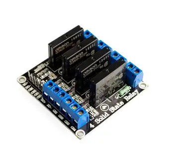 

5pcs/lot 4 Channel 5V Low Level Solid State Relay Module With Fuse 4-channel Solid State Relay 250V2A For Arduino