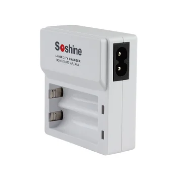 

Soshine Rapid Li-ion 3.7V Smart Charger for AA /AAA 14500/10440 Battery with LED Battery Indicator