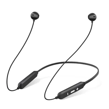 

SOONHUA Universal Magnetic Wireless Bluetooth 5.0 Earphone Soft Hook Waterproof Sport Headset Noise Canceling Headphone With Mic