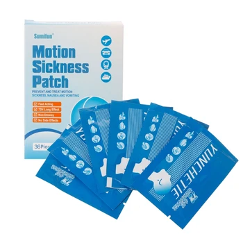 

36Pcs Anti Motion Sickness Patch Behind Ear Herbal Health Care Body Massager New