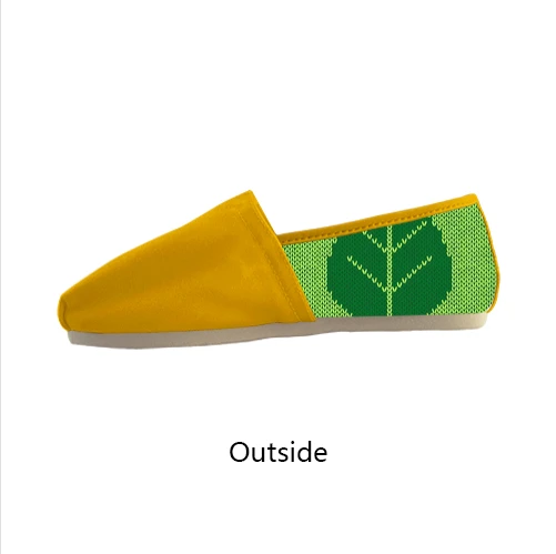 New Style Women Canvas Shoes Textile Upper Suede insole Flat Casual Sty Yellow Instep Tree Cute View Free shipped | Обувь