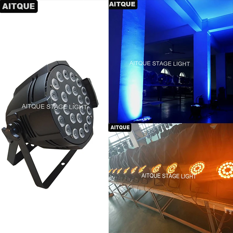 

20pcs Disco stage effects par led dmx 24x15w led par light rgbwa 15w led par dmx quad wash led