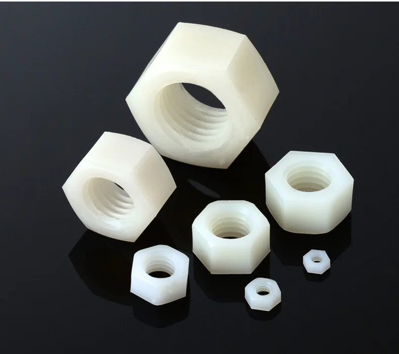 Business & Industrial M2/M2.5/M3/M4/M5/M6/M8/M10 Nylon Nuts Plastic Hex