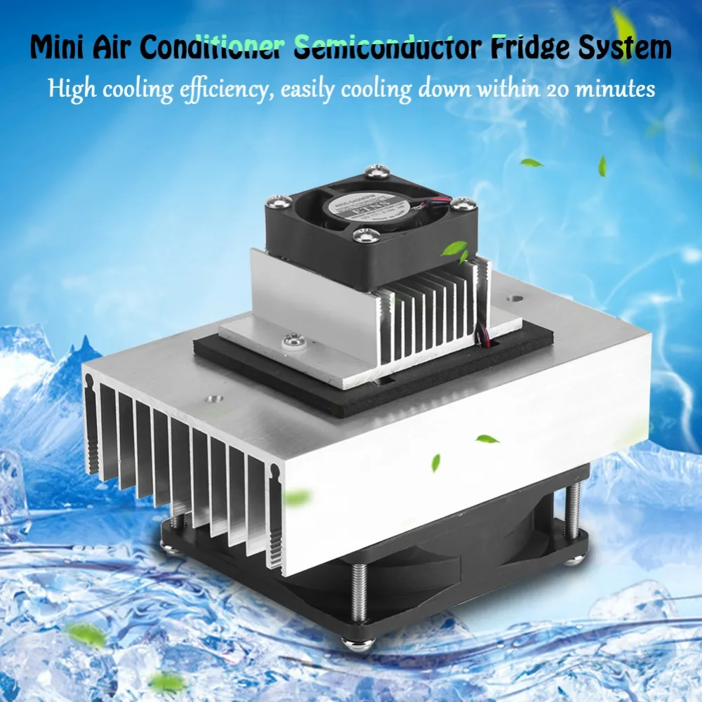 Cooling System 12V Electronic Semiconductor Thermoelectric Cooler Refrigerator Water-Cooling Air Condition Cooling System MDYHJDHYQ Cooling System 12V Electronic Semiconductor Thermoelectric Cooler Refrigerator Water-Cooling Air Condition Cooling System MDYHJDHYQ