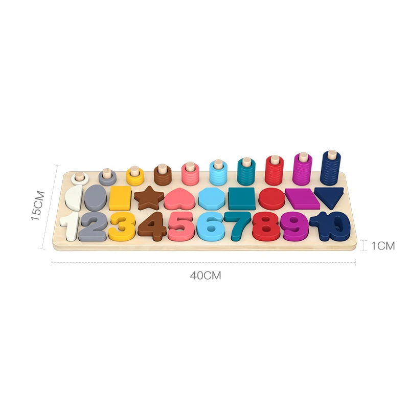 Children Eduactional Toys Multi-function Logarithmic Board Montessori Educational Wooden Toys For Children Wooden Math Toys