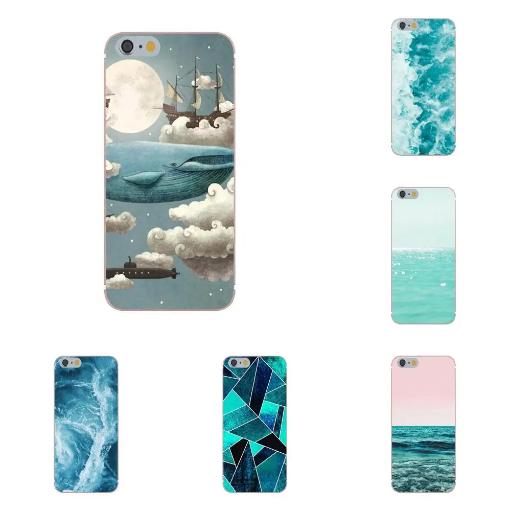 

Oedmeb For Xiaomi Redmi 5 4A 3 3S Pro Mi4 Mi4i Mi5 Mi5S Mi Max Mix 2 Note 3 4 Plus Soft Cell Case The Ocean The Sea The Wave