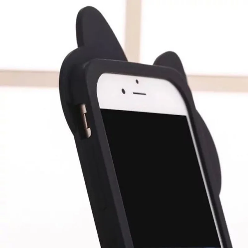 3D Cartoon Cell phone Soft Silicone Back Case Cover For iPhone 5/5S/5C/SE/6/6S/6 plus/6s Plus/7/7 Plus/8/8 Plus Capa