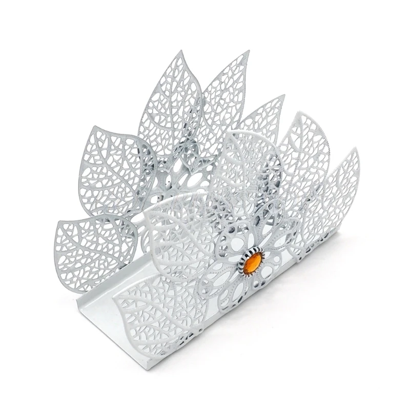 

Metal Napkin Holder Paper Dispenser Tissue Rack Home Party Dining Table Decor