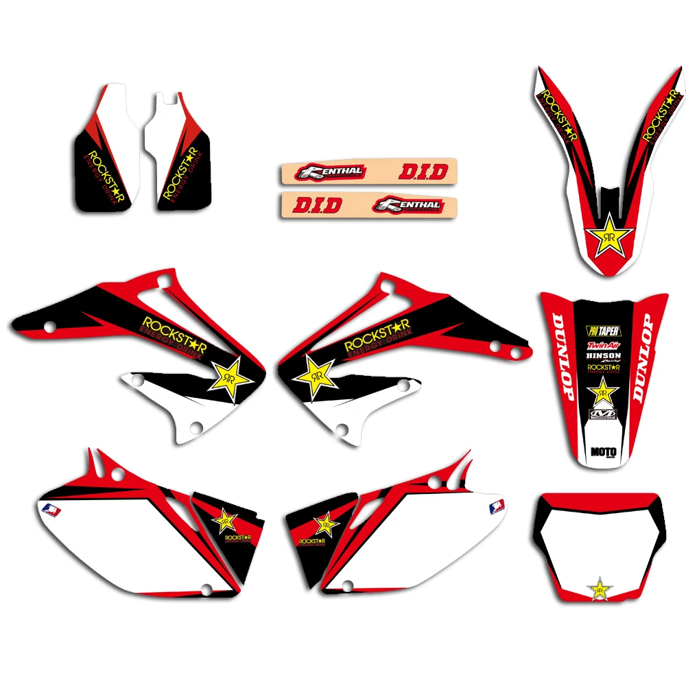 NICECNC Графический Набор наклеек для Honda CRF450R CRF450 CRF 450 450R 2002 2003 2004 новые соответствующие наклейки для фона мотоцикла