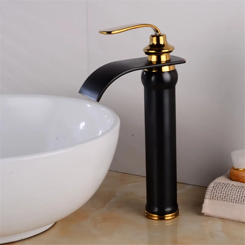 2020 Basin Faucet Brass Black And Gold Bathroom Faucet Torneiras