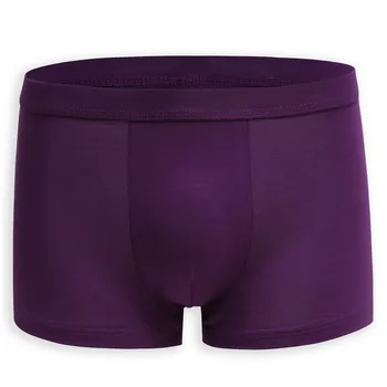 

Klorify Big Large Man Boxershorts Sexy Solid Bamboo Boxer Shorts Mens Underwear Male Breathable Men's Underwear Boxers For Boy