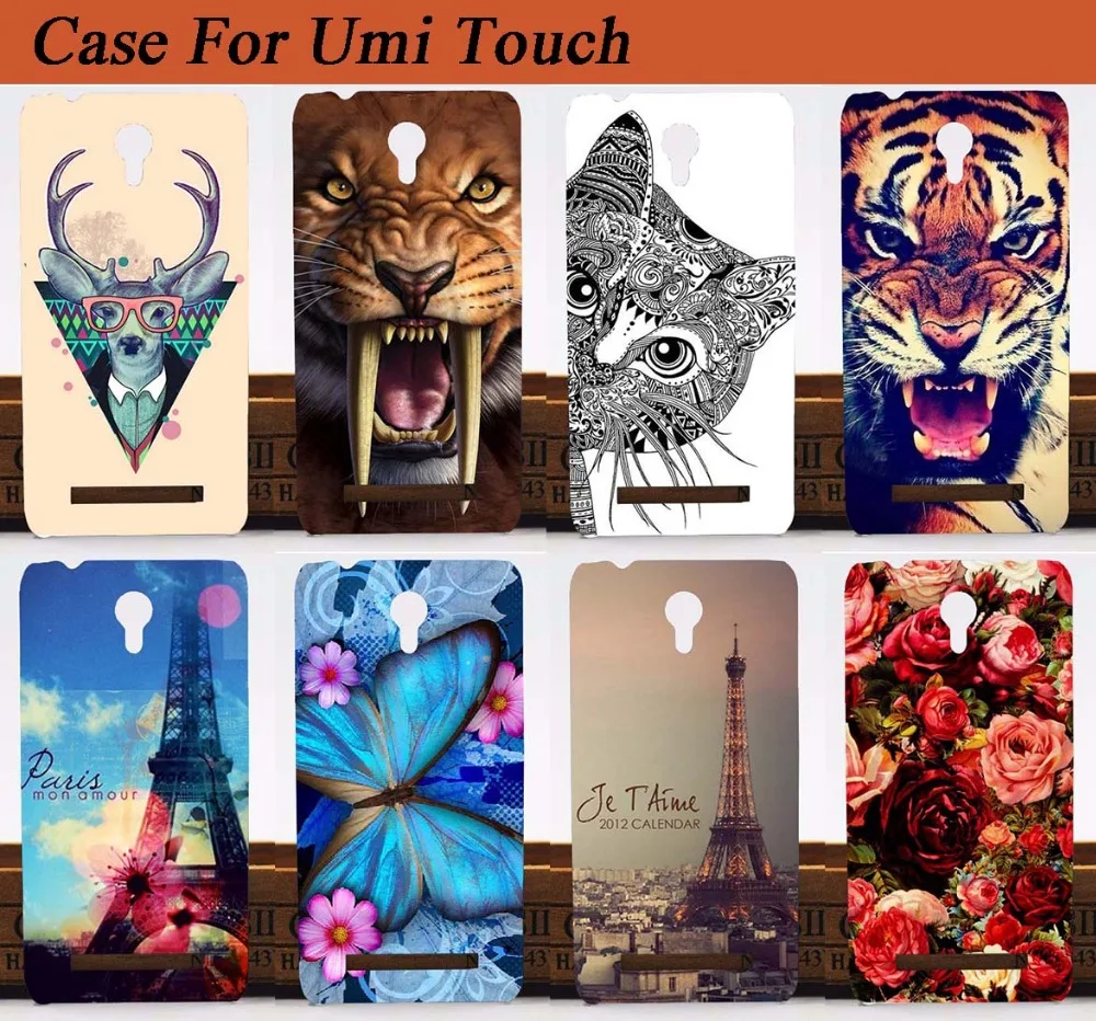 

Fashion DIY Painting case Cat Lion Rose Flower Case For Umi touch phone cover For umi touch hot sale