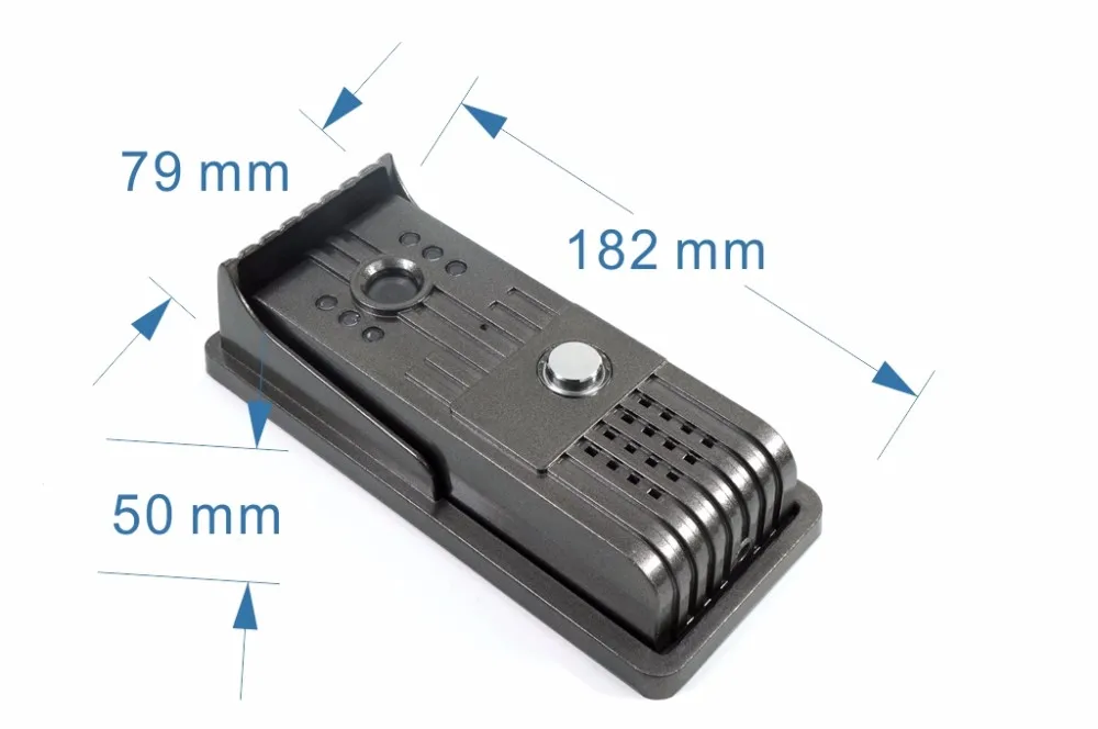 7 Дюймов Цветной ЖК-Монитор Домофон 2V4 Проводной Video Door Phone