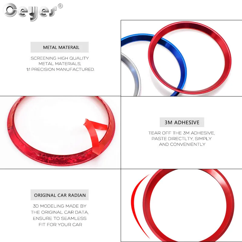 Car steering wheel decoration circle ring sticker for MERCEDES (17)