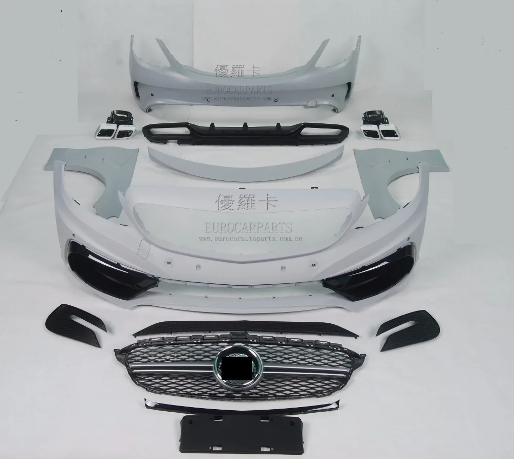 

C class w205 body kit for W205 4D CLS style PP material 4D C style 14-16year