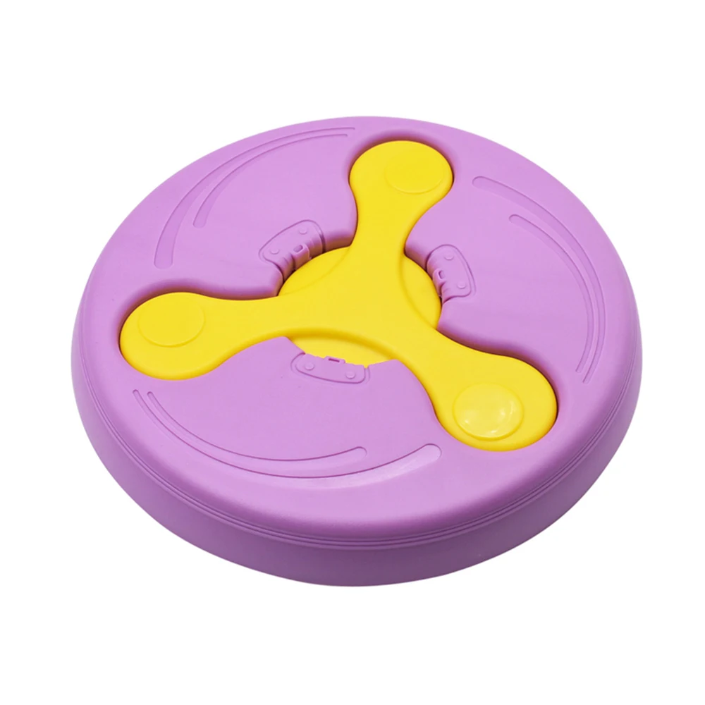 Игрушки для больших собак, интерактивные силиконовые летающие диски, игрушки для тренировок на открытом воздухе, устойчивые к зубам для маленьких и больших собак, щенков - Цвет: Фиолетовый