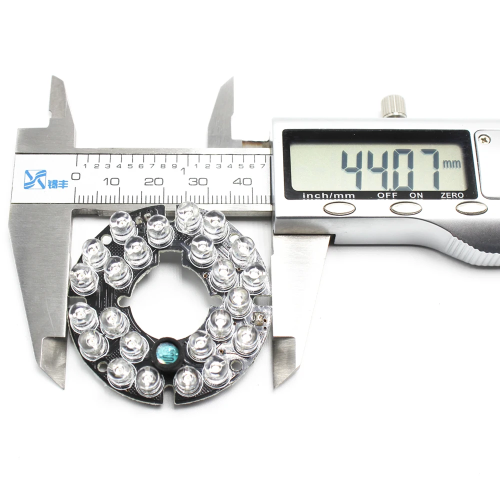 

Infrared Light Board24 LEDs 5mm Infrared IR 90 Degrees Bulb LED Board Infrared 24 x 5 IR LED board for CCTV Fill Light