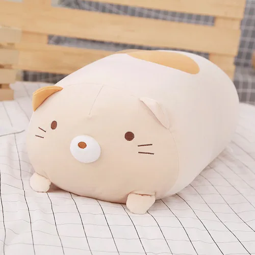 30/60 см японской анимации Sumikko Gurashi плюшевые игрушки углу био Подушка для детей с изображением кукол из мультфильмов для девочки на день рождения, подарок на день Святого Валентина - Цвет: Коричневый