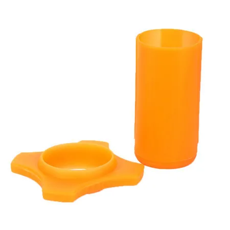 Анти-прокатный круг противоударный резиновый защитный чехол для беспроводного микрофона противоскользящее кольцо для микрофона Мягкий силиконовый чехол - Цвет: Orange
