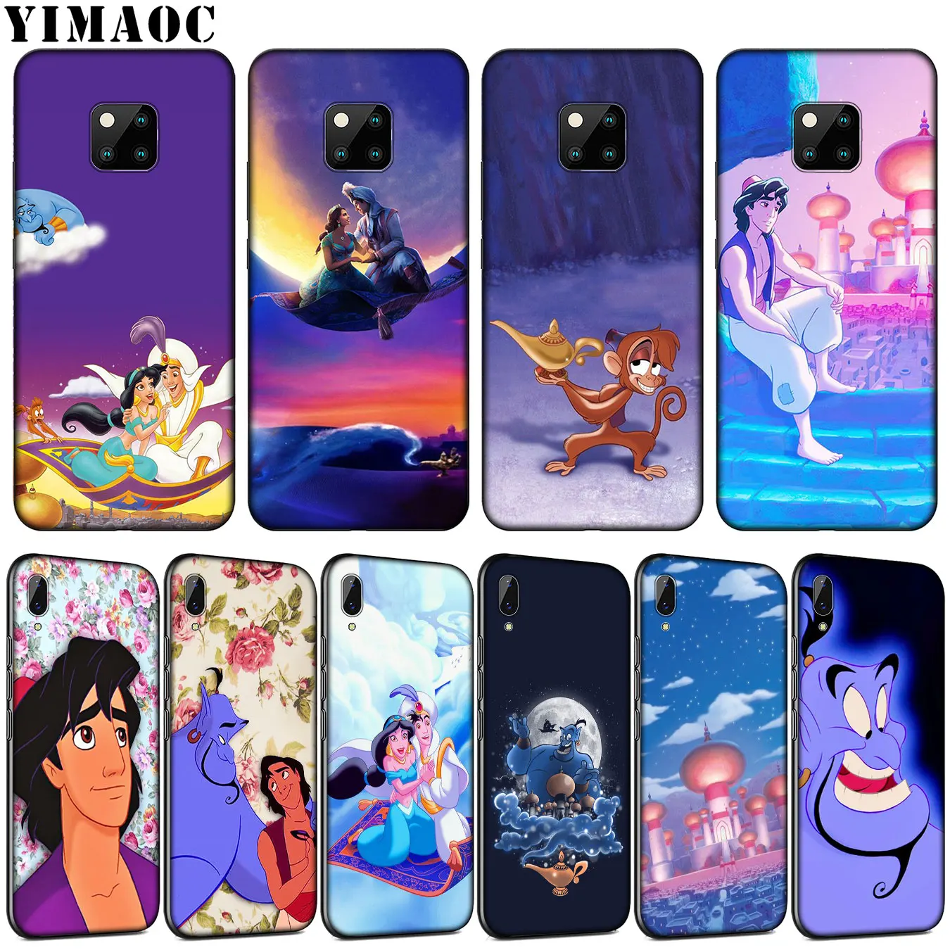 YIMAOC мультфильм Aladdin 2019 Мягкий силиконовый чехол для телефона Huawei Mate 30 20 10 Pro Nova 5I 5T 5