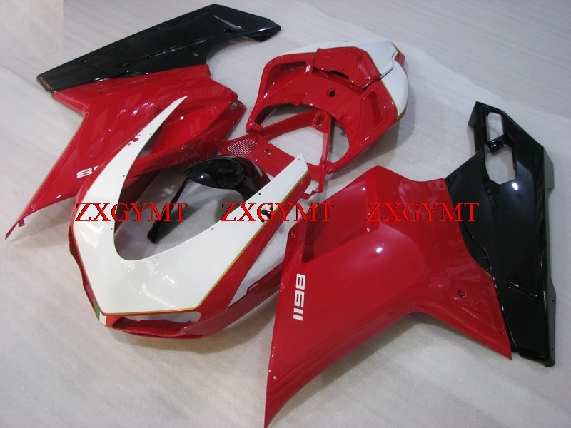 

Abs Fairing for 848 2007 - 2011 Full Body Kits 1198 2011 Black White Red Body Kits 848 2007
