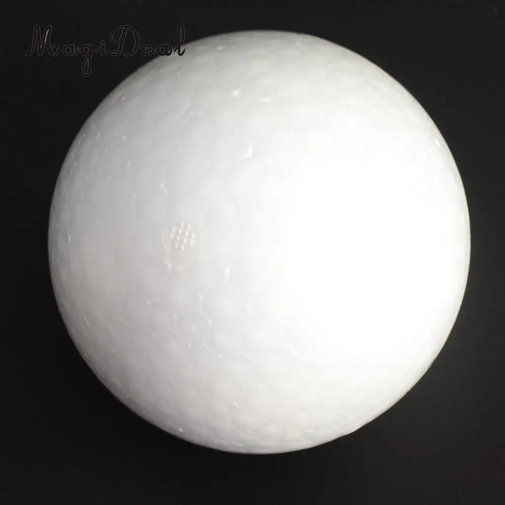 1 Piece Round Solid Polystyrene Styrofoam Foam Ball for Wedding Craft 150-250 mm DIY Christmas Party Decoration