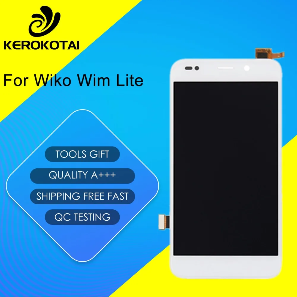 

FOR Wiko Wim LIte 100% Tested Good Quality LCD Display Touch Screen Digitizer Full Assembly Wiko Wim Lite LCD Assembly