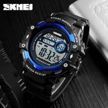SKMEI Элитный бренд модные часы Для мужчин спортивные часы Водонепроницаемый Многофункциональный сигнализации Цифровые наручные часы Relogio masculino 1325