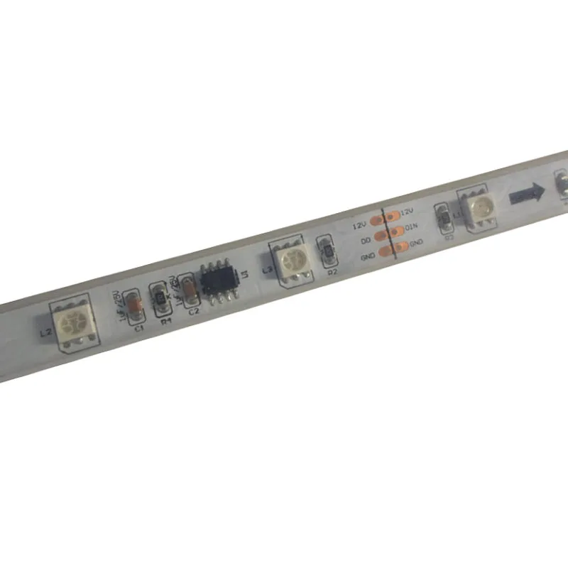 20mX высокое качество WS2811 цвет мечты светодиодные полосы DC12V 48LED/M 16IC/M Белый/Черный PCB доступна экспресс