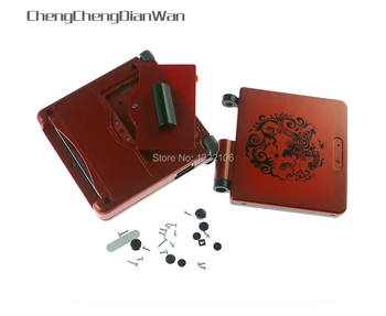 

ChengChengDianWan 10pcs Red Full Housing Shell Case Replacement for Gameboy Advance GBA SP Case
