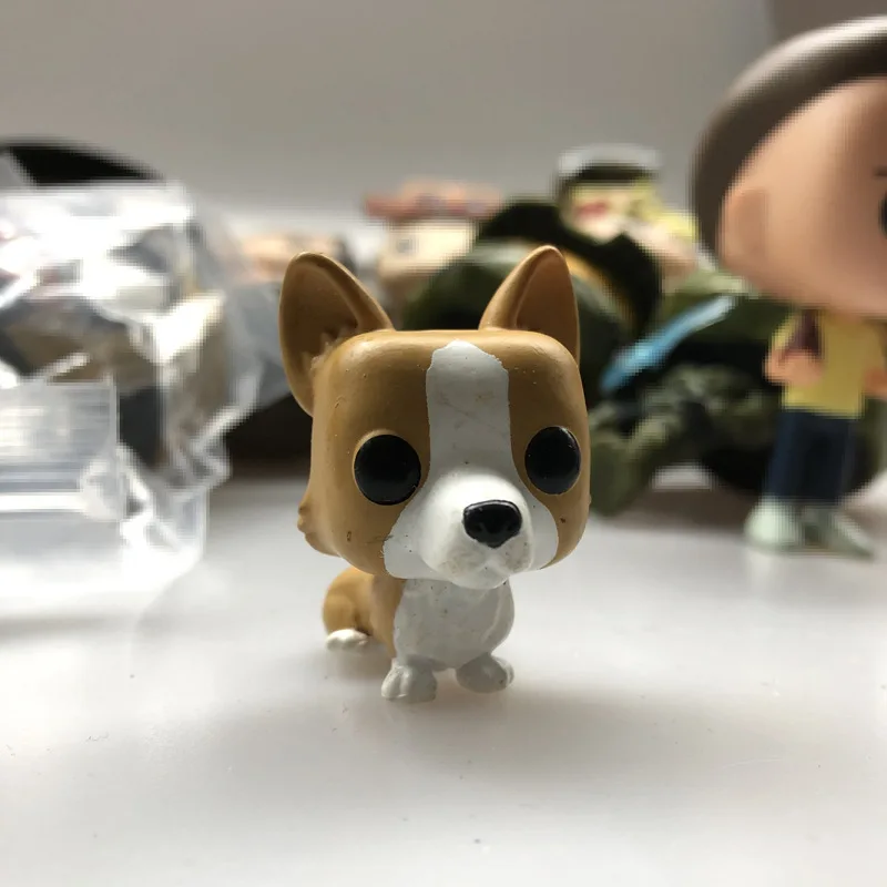 10 шт./компл. Funko используется Mystery Minis: Royals Queen Elizabeth II-собака корги Щенок Животное
