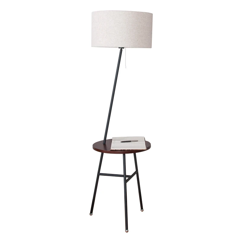 modern floor lamp with tray table