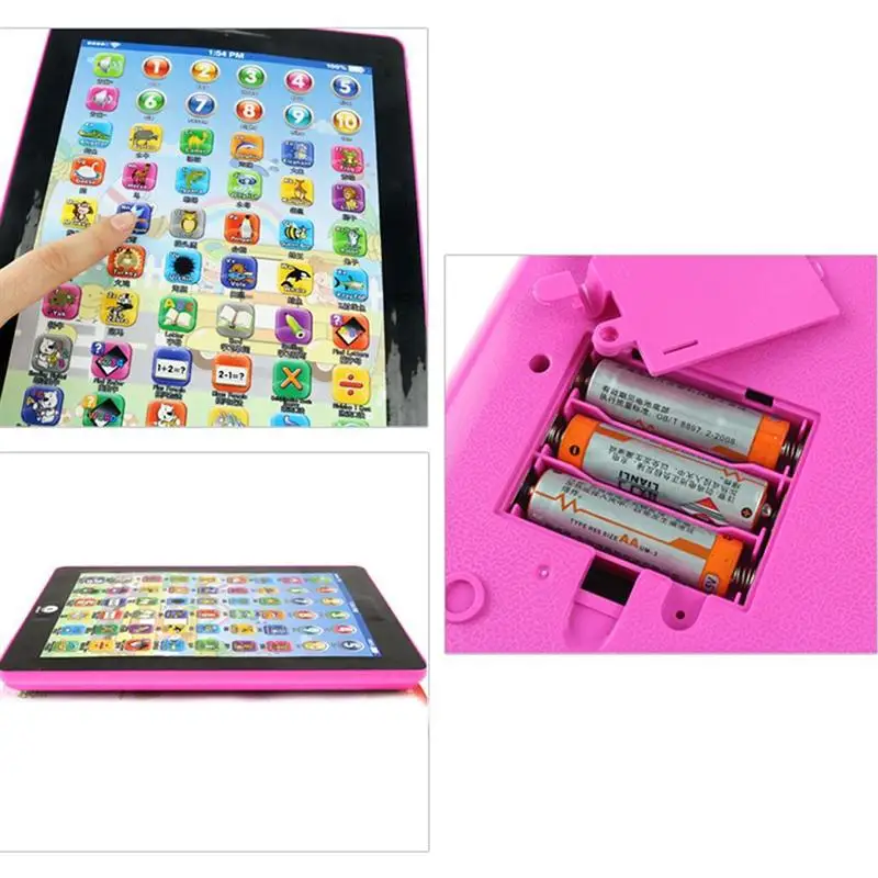 Раннее обучение планшет Pad Компьютер сенсорный экран интеллектуальное обучающее устройство игрушка для детей Рождественский подарок