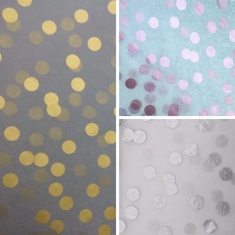 polka dot wrapping paper