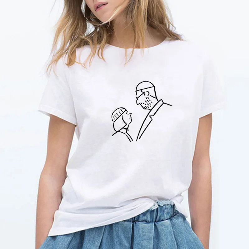 

The Professional Leon Matilda Tv T Shirt Women/men Fashion Cartoon Funny T-shirt Fashion White Tops Short Sleeve Tee Shirt Femme