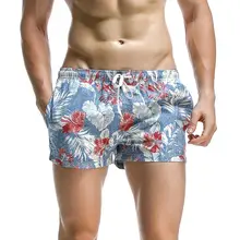 Новое поступление, мужские пляжные шорты, светильник, синий цвет, красный цветок, принт, шорты для серфинга, мужские быстросохнущие пляжные штаны, одежда для плавания, плавки