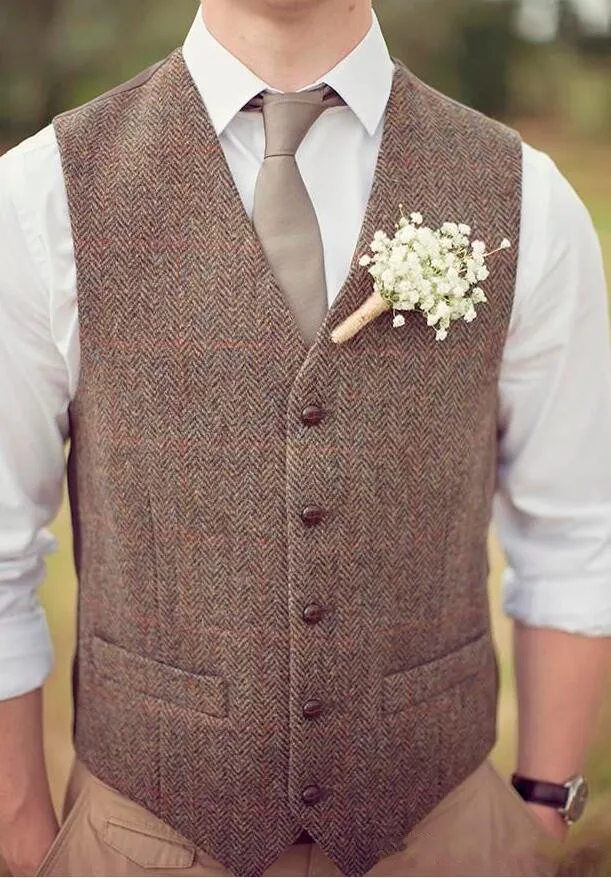 2019-Vintage-Farm-Wedding-Brown-Tweed-Vest-Classic-Formal-Groom-s-Suit-Vest-Slim-Fit-Men (1)