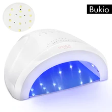 Bukio Drying Lamp for Gel Varnish Sunone UV Lamp 48W Nail Dryer for Nail Art Machine for Manicure 30pcs Nail Light