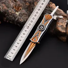 Дикий выживания Открытый Многофункциональный складной нож Спиннер для пальца, гироскоп Нож EDC инструмент для самозащиты гаджет