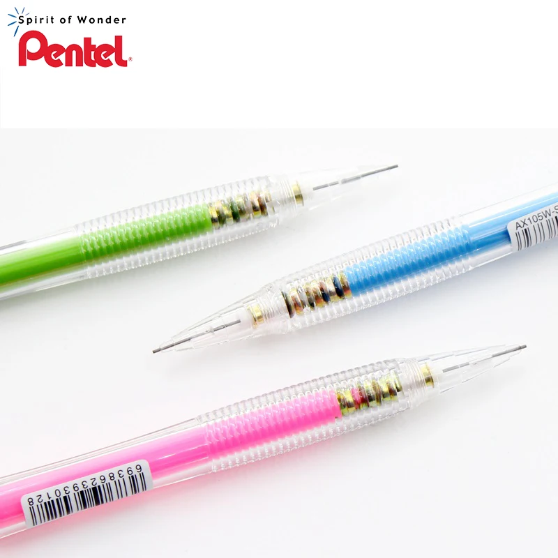 Pentel FIESTA AX105 4 шт. M& G 0,5 мм механические карандаши металлический корпус канцелярские принадлежности для офиса и школы