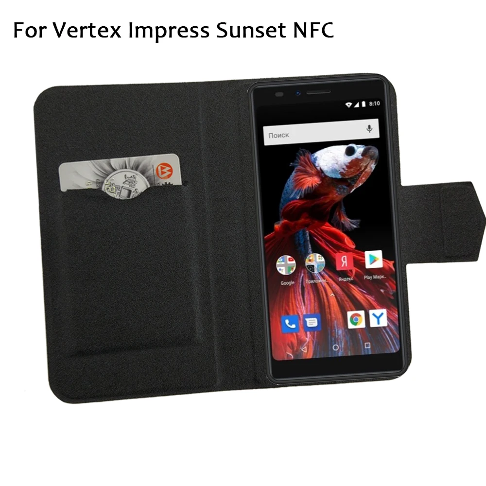 5 Colors Hot! Vertex Impress Sunset NFC Case Phone Leather Cover Factory Price Protective Full Stand Shell Cases | Мобильные