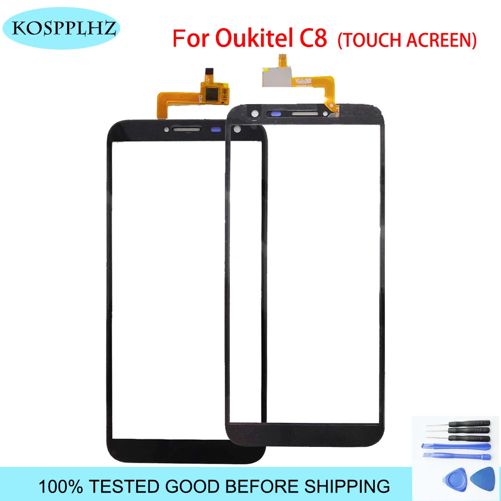 KOSPPLHZ 5 дюйма высококачественный сенсорный экран для oukitel C8 4G стеклянная панель C 8