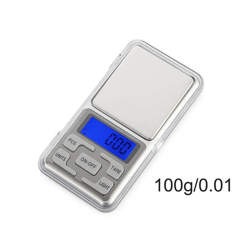 Кухонные мини электронные цифровые карманные весы ЖК-экран Высокая точность анализ инструменты грамм весы