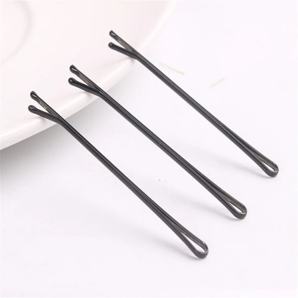 New Fashion 24/30Pcs Invisible Hair Clips Flat Top Bobby Pins Wave Curve Hair Grips Salon Barrette Black Hair Accessories