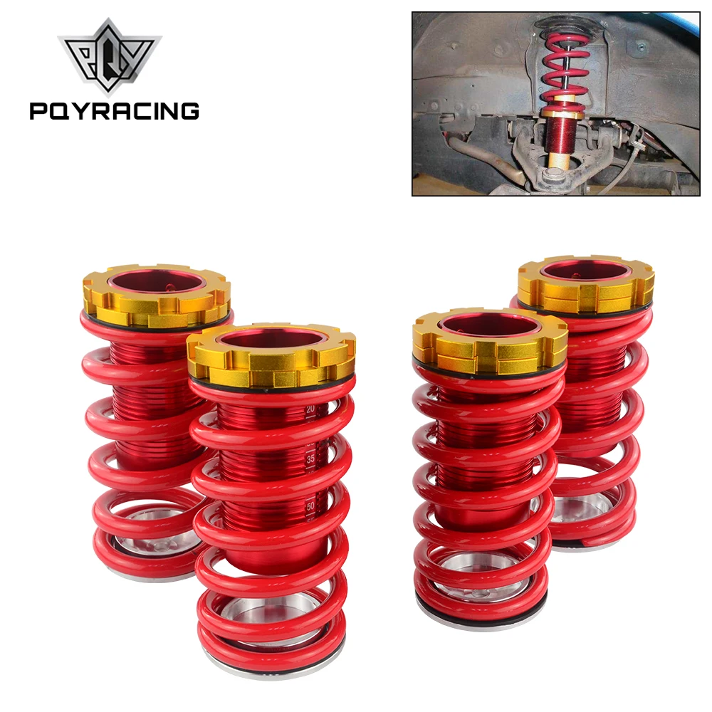 PQY кованые алюминиевые комплекты Coilover для Honda Civic 88 00 красные Доступные