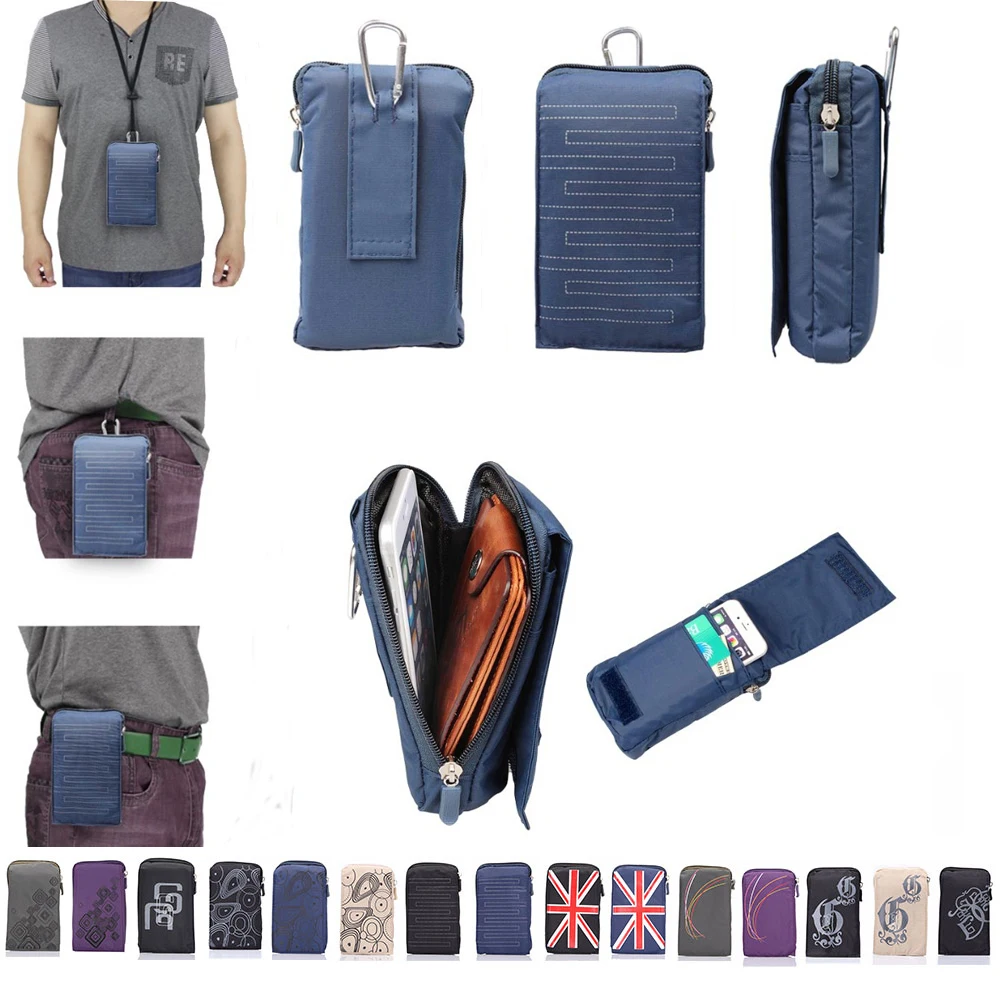 New Sports Wallet Mobile Phone Bag For Multi Model Hook Loop Belt Pouch Holster Pocket Outdoor Army Cover Case | Мобильные телефоны