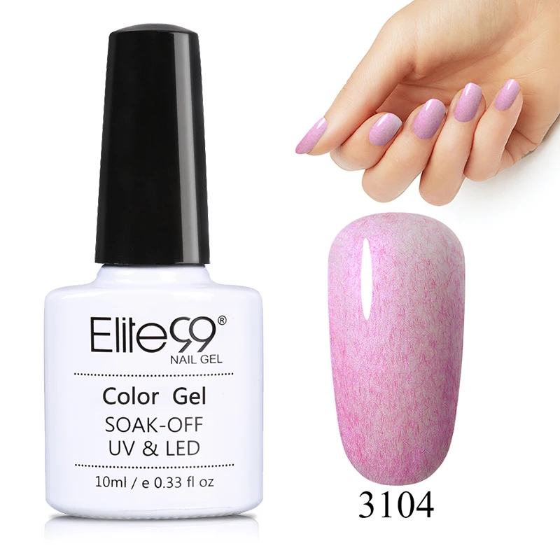 Elite99 10 ML piel sintética Color Gel esmalte de uñas Shell sirena Vernis UV lámpara curado Base superior necesita laca de Gel esmalte